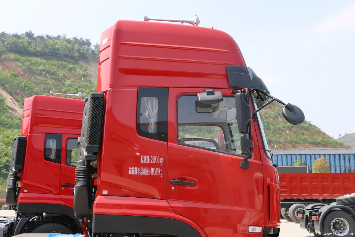 【图】东风商用车 天龙重卡 2018款轻赢版 420马力 6x4牵引车(dfh4250