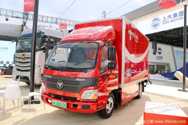 福田 欧马可BEV 京东版 4.5T 4.17米单排纯电动厢式轻卡(BJ5049XXYEV5)83.2kWh