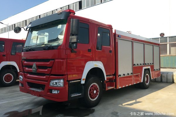 中国重汽 HOWO 320马力 4X2 泡沫消防车(程力威牌)(HXF5200GXFPM80/HW)