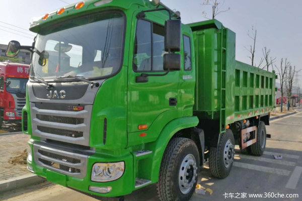 江淮 格尔发A5WIII 400马力 6X4 5.6米LNG自卸车(HFC5251ZLJNVZ)