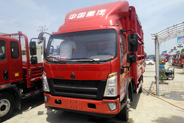 中国重汽HOWO 统帅 重载版 154马力 5.5米单排仓栅式载货车(ZZ5147CCYG421CE1)