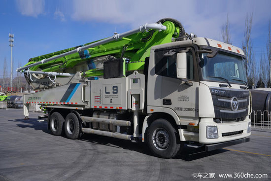 福田 雷萨l9 400马力 6x4 52米混凝土泵车(欧曼gtl底盘)