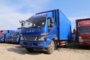 江淮 骏铃V7 160马力 4X2 4.87米排半厢式载货车(HFC5091XXYP91K2C6V) 卡车图片