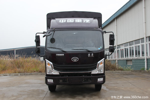 中国重汽 豪曼H3 170马力 3.85米排半仓栅式轻卡(ZZ5048CCYG17EB1)