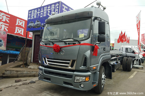 江淮 骏铃V9L 170马力 4X2 6.8米排半厢式载货车(HFC5181XXYP3K1A53S6V)