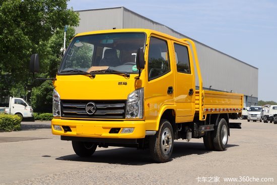 凯马k6福来卡102马力32米双排栏板轻卡kmc1041a28s5