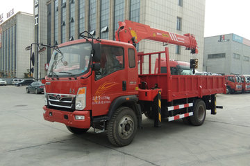 中国重汽 豪曼H3 129马力 4X2 随车吊(宽体)(ZZ5148JSQF17EB0)