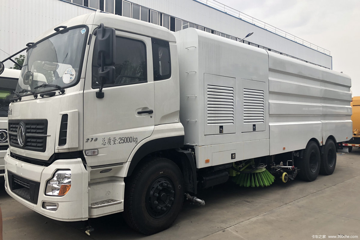 东风商用车 天龙 270马力 6X4 洗扫车(程力威牌)