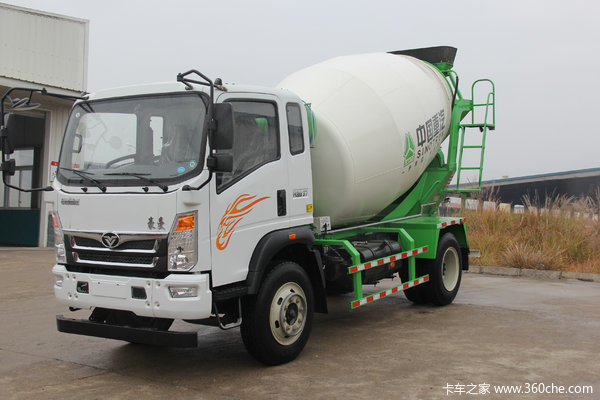 中国重汽 豪曼H3 130马力 4X2 3.57方混凝土搅拌车(ZZ5168GJBF17EB0)