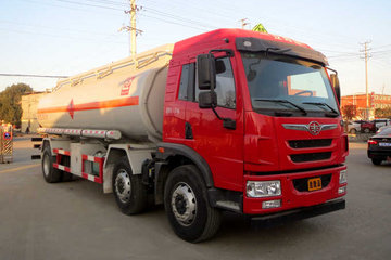 青岛解放 龙V 220马力 6X2 易燃液体罐式运输车(醒狮牌)(SLS5253GRYC5V)