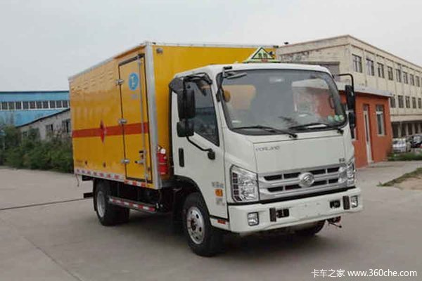 福田 时代H2 115马力 4X2 4.12米易燃气体厢式运输车(希尔牌)(ZZT5046XRQ-5)