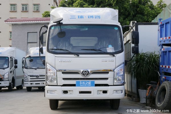 三环十通 创客 4.5T 4.15米单排纯电动仓栅式轻卡(STQ5049CCYNBEV5)80.64kWh