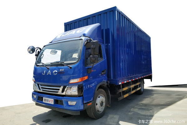 江淮 骏铃V7 156马力 4X2 5.2米单排厢式载货车(HFC5091XXYP91K2C6V)