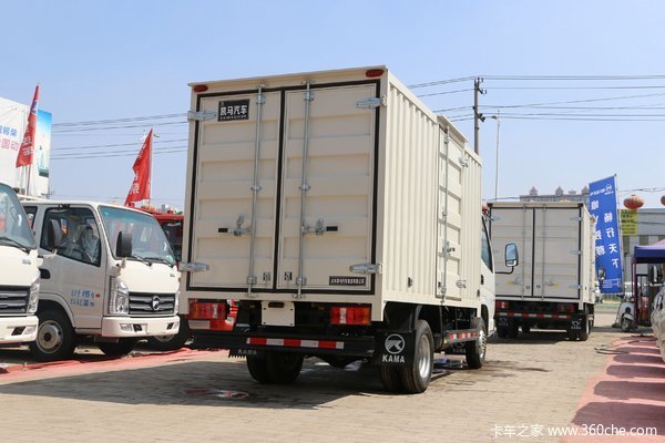 凯马k3金运卡102马力348米单排厢式轻卡kmc50