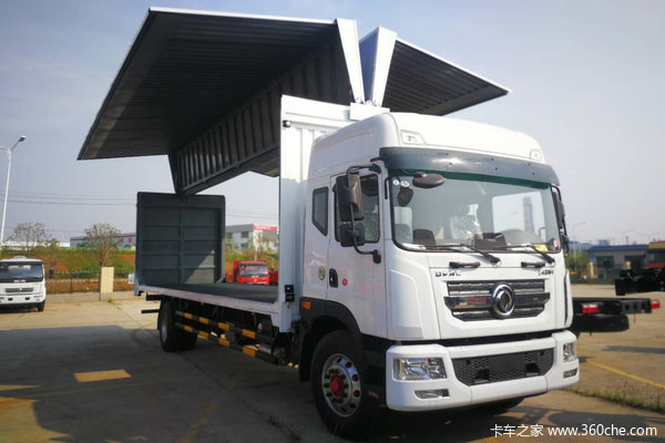 东风 多利卡D12 220马力 4X2 9.6米翼开启厢式载货车(国六)(EQ5173XYKL9CDKAC)