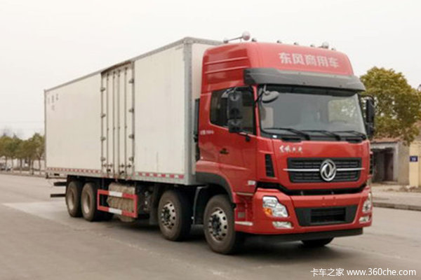 东风商用车 天龙 350马力 8X4 8.4米冷藏车(DFH5311XLCAX1V)