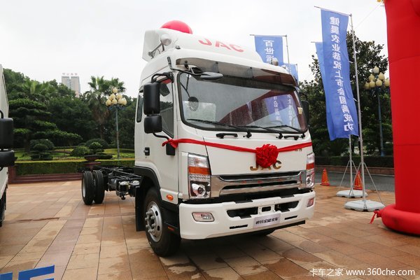 江淮 帅铃q9 180马力 7.66米厢式载货车(hfc5162xxyp70k1e3v)15.
