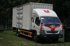 江铃 凯威中卡 156马力 4X2 6.1米排半厢式载货车(JX5090XXYXPRC2)