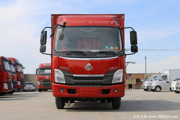 东风柳汽 乘龙L3 160马力 4X2 5.8米排半厢式载货车(LZ5140XXYL3AB)