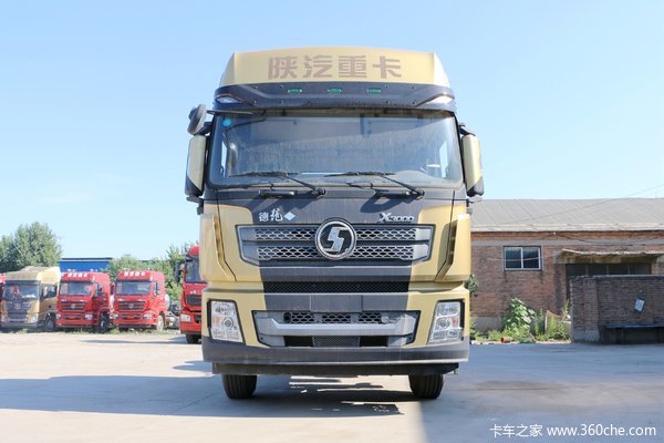 陕汽重卡 德龙X3000 460马力 6X4 LNG牵引车(国六))(SX4259XD4TLQ1)