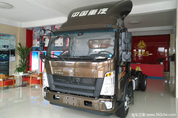 中国重汽HOWO 统帅 130马力 4.165米单排栏板轻卡(ZZ1047F341CE145A)