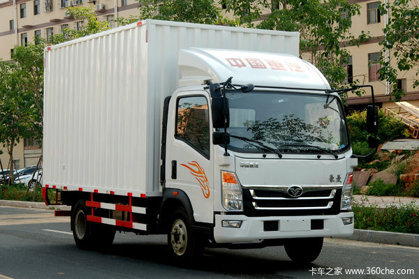 中国重汽 豪曼H3 170马力 5.15米单排厢式轻卡(ZZ5168XXYF17EB1)