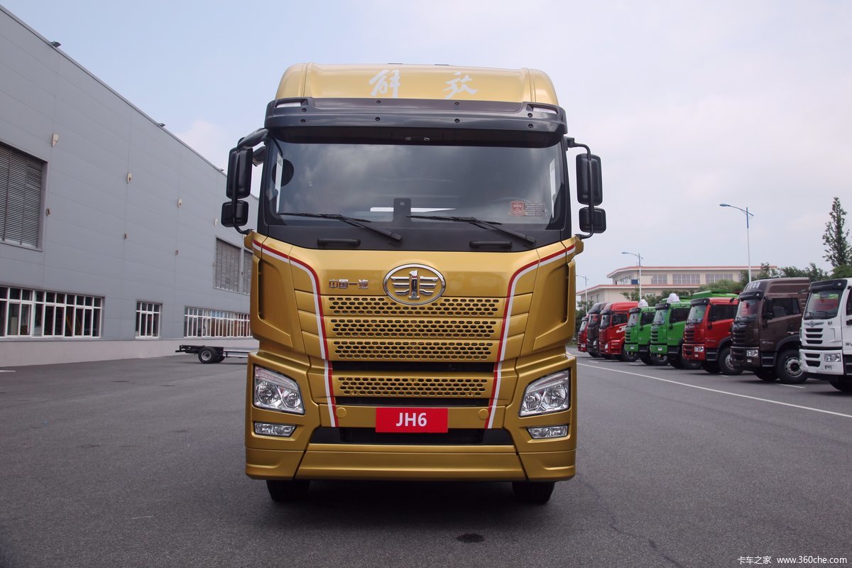 【图】青岛解放 jh6重卡 550马力 50周年限量版 6x4牵引车(ca4259p25