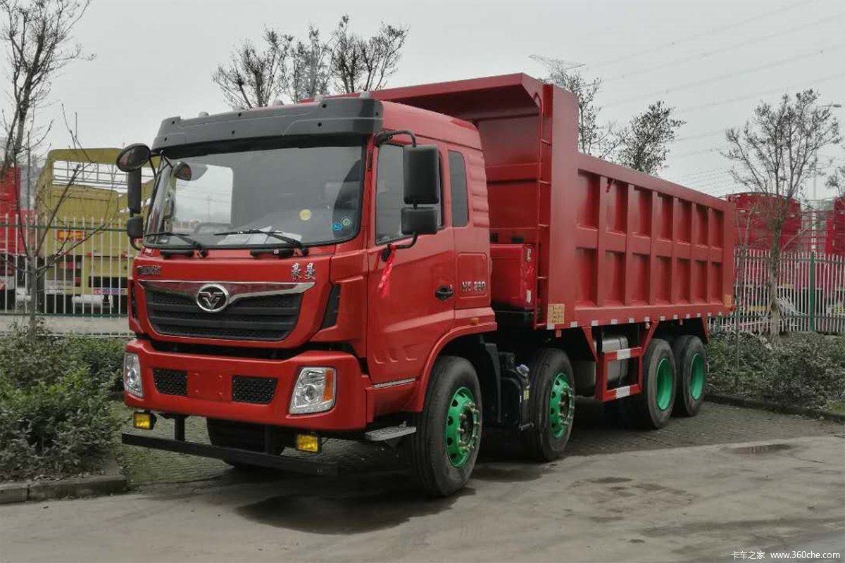 中国重汽 豪曼H5 340马力 8X4 6米自卸车