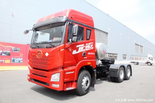 青岛解放 JH6重卡 550马力 6X4牵引车(CA4259P25K2T1E5A80)