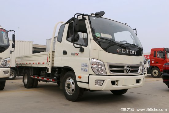 福田 奥铃tx 110马力 3.8米排半栏板轻卡(bj2049y7jda-fa)