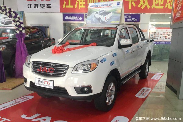 江淮T6  2018款 创客版 标准型 2.0T柴油 139马力 四驱 长轴距双排皮卡