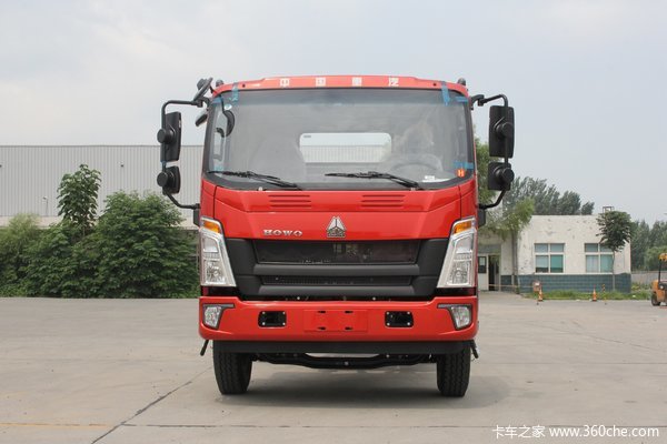 中国重汽HOWO 统帅 重载版 160马力 3.85米排半栏板轻卡(ZZ1047F341CE145)