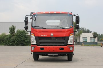中国重汽HOWO 统帅 物流版 180马力 4.85米排半栏板载货车(ZZ1087G381CE183)