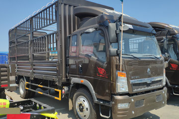 中国重汽HOWO 悍将 170马力 5.75米排半仓栅载货车(ZZ5147CCYH451CE1) 卡车图片