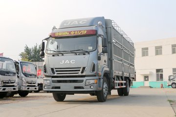 江淮 骏铃V9L 170马力 6.8米排半仓栅式载货车(HFC5181CCYP3K1A53S6V) 卡车图片