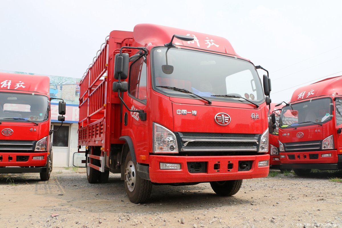 21米单排仓栅式载货车(ca5041ccyp40k2l1e5a84-1)_实拍图片_643093