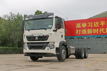 中国重汽 HOWO T5G重卡 340马力 6X4 载货车底盘(ZZ1257N464GE1) 卡车图片