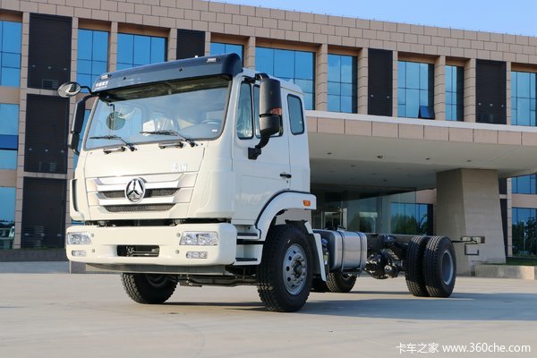 中国重汽 豪瀚J5G中卡 180马力 4X2 6.75米栏板载货车(ZZ1185K5113E1)