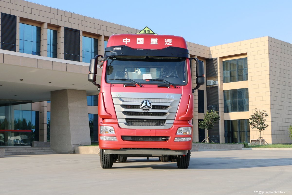 【圖】中國重汽 豪瀚j7g重卡 430馬力 6x4 lng危險品牽引車(zz4255n