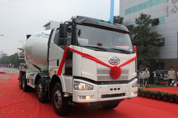 一汽解放 J6P 370马力 8X4 混凝土搅拌车(CA5310GJBP66K24T4E)