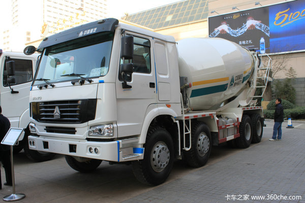 中国重汽 HOWO 340马力 8X4 混凝土搅拌车(龙帝牌)(SLA5310GJBZ)