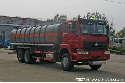 中国重汽 金王子 266马力 6X4 加油车(楚胜牌)