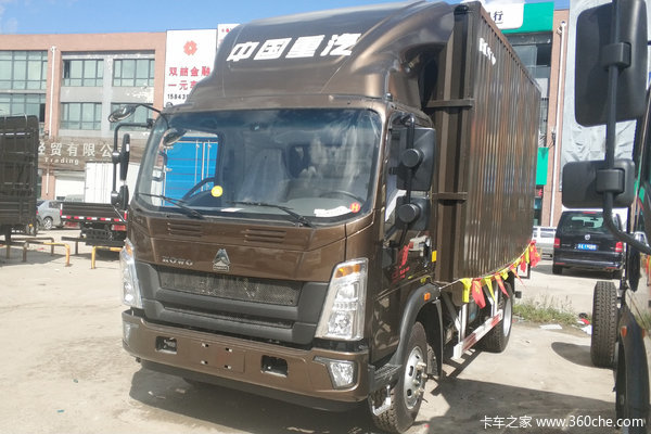 中国重汽HOWO 统帅 154马力 4.15米单排厢式轻卡(重汽)(ZZ5047XXYF331BE145)