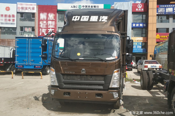中国重汽HOWO 统帅 超能版 170马力 4X2 6.2米单排厢式载货车(ZZ5147XXYH451CE1)