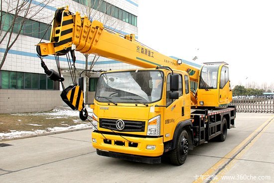 森源重工 8吨 东风华神 御虎底盘 吊车(锡柴)(smq5127jqz)