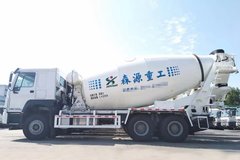 中国重汽 HOWO 380马力 6X4 4.15方混凝土搅拌车(ZZ5257GJBN4347E1)