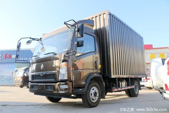 中国重汽HOWO 悍将156马力 4.15米单排厢式轻卡(ZZ5047XXYG3315E145)
