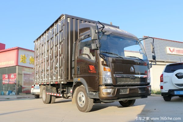 中国重汽HOWO 悍将 143马力 4.15米单排厢式轻卡(ZZ2047XXYG3325E144)