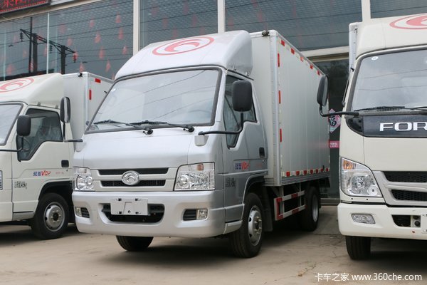 福田时代 驭菱VQ2 1.5L 114马力 汽油 3.67米单排厢式微卡(BJ5032XXY-B4)