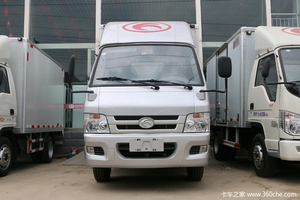 福田时代 驭菱VQ2 114马力 汽油/CNG 3.05米双排仓栅式微卡(BJ5032CCY-N5)